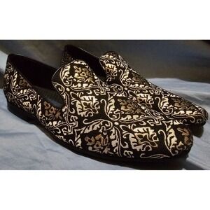 Giorgio Brutini Callas Men's Loafer - Black/Gold,‎ Size 8M